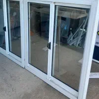2عدد پنجره آلمینیومی   عرض112. طول 114