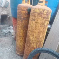 دوعدد کپسول ۵۰کیلویی ایران گاز همراه لگراتور