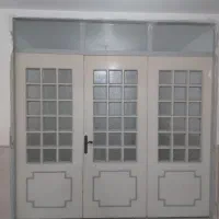 درب چوبی ۳ لنگه