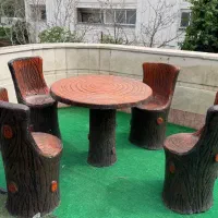 میز وصندلی سیمانی