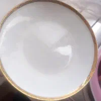 بشقاب چاقومیوه و غذاخوری فنجان و نعلبکی چینی
