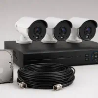 پکیج کامل دوربین مداربسته  AHD با DVR و هارد