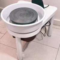 چرخ سفالگری پدالی صنعت سرام
