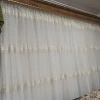 پرده و آستری و والان مخمل کاملا سالم نو