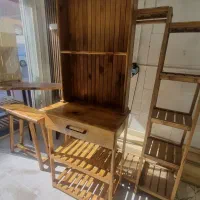 میز کافی بار چوبی