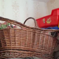 سبد بزرگ حصیری