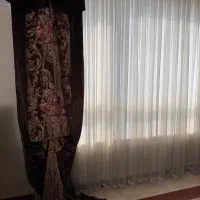 پرده حریر و یک شال ترک