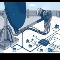 نصب آنتن وگیرنده دیجیتال