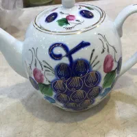 قوری چینی انگوری طرح روسی