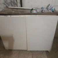 کابینت فلزی۲در به همراه سینک