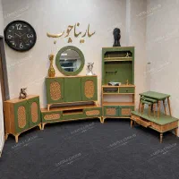ست چوبی کامل شیک/اینه کنسول،میز TV،کافی بار