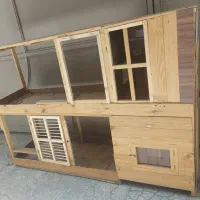 قفس چوبی مرغ تخمگذار کار دست
