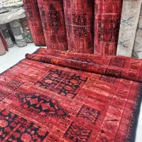 کناره گبه فرش افشان خشتی گلزار