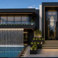طراحی نما دیزاین داخلی ویلایی آپارتمان  محوطه سازی