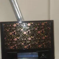 بخاری مرواریدسوز گلدار کاملا نو زیر یک ماه کار