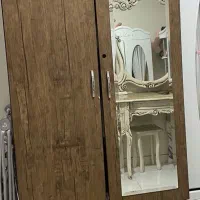 کمد لباس دو درب آینه دار قیمت مناسب