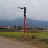 نصب دوربین درب برقی جوشکاری خرپاواسکلت