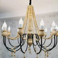 حراج کارخانه سارینا(لوستر چوبی فرانسوی )