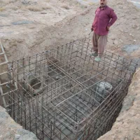 استاد آرماتوربند و بتن ریزی کف