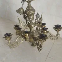 ۴ عدد،لوستر برنجی اصل و سالم