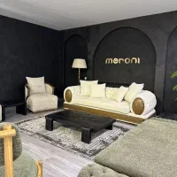 مبلمان و عسلی با چوب روس