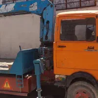 جرثقیل سبددار حمل دستگاههای صنعتی کانکس شاهین شهر