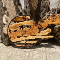 ساعت چوبی روستیک