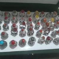 انگشتر طرح آب نقره