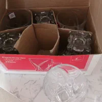 6 عدد فنجان چای خوری بلور