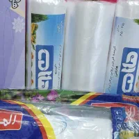 کیسه فریزر . سفره یکبار مصرف .زباله
