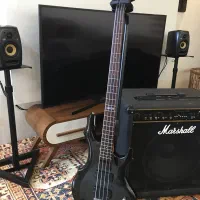 گیتار بیس ESP LTD F-154DX  اندونزی Active دست اول