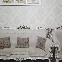 مبلمان 7 نفره و جلو مبلی و عسلی