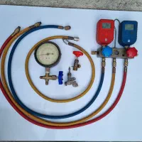 گیج منیفولد دیجیتال پی ام کولر گازی
