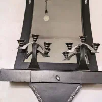 آیینه کنسول با شمعدانی