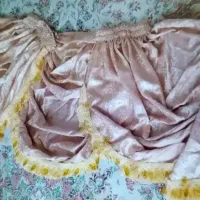 والان پرده جنس ابریشم 5تکه سرمعامله تخفیف داره