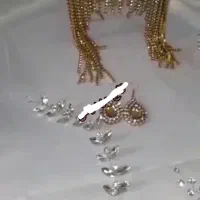 تل خلیجی نگین‌دار مجلسی مناسب عروس و مراسم