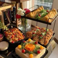 طراحی و چیدمان میز فینگر فود و میز مهمانی