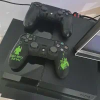 فروش ps4 fat دو دسته در حد آکبند