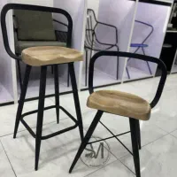 صندلی فلزی ناهارخوری کم جا کافه رستوران فست فود