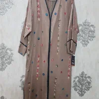 مانتو نخی گلدوزی شده