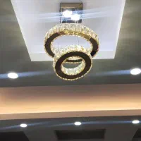 یک عدد لوستر 2 شاخه کاملا سالم و نو