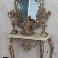 آینه شمعدان طرح برنز