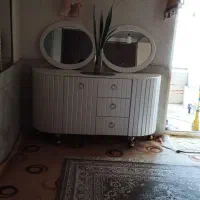 میزتیوی با آینه کنسول مبل گل میز