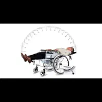 ویلچر تخت خواب شو و لگن دار