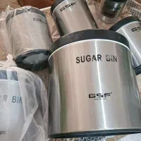 سرویس استیل حبوبات درب فلزی