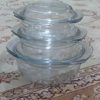 سه عدد ظرف پیرکس