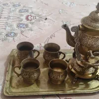قوری با جافتیله قلم کاری شده