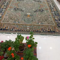 فروش فرش ۱۲ متری شکارگاه در حد نو