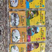 کتاب و فلش‌کارت زبان ترم۳ و ۴ و ۵ و6سالم
