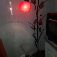 اباژور و چراغ خواب ایستاده